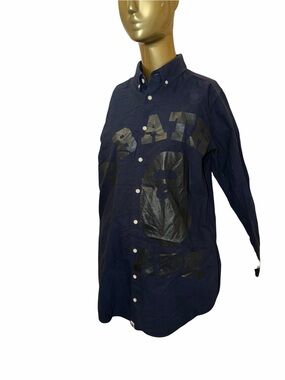 Women’s Bape Navy Button down dress small